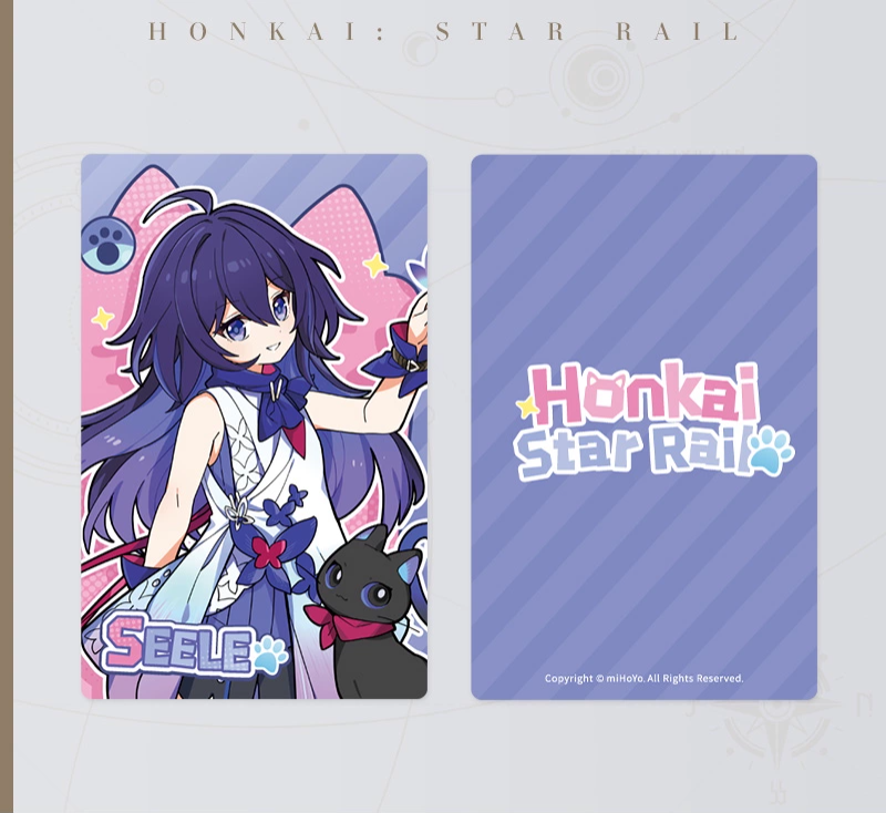 Honkai: Star Rail Little Kitty Series Holographic Collectible Ticket Wave 3