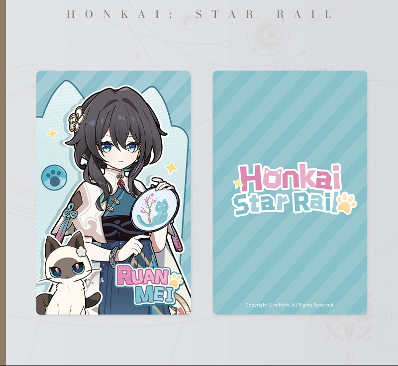 Honkai: Star Rail Little Kitty Series Holographic Collectible Ticket Wave 2
