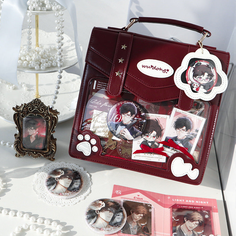 Japanese Cat Paw Satchel Ita Bag | 2-Way JK Uniform Backpack & Crossbody