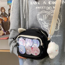 Kawaii Cat Ear Mini Ita Bag – Clear Phone Crossbody