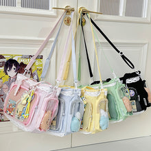 Kawaii Lace Clear-Window Ita Tote (Large Capacity)