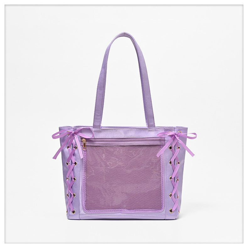 Kawaii Ribbon Lace Ita Tote Bag