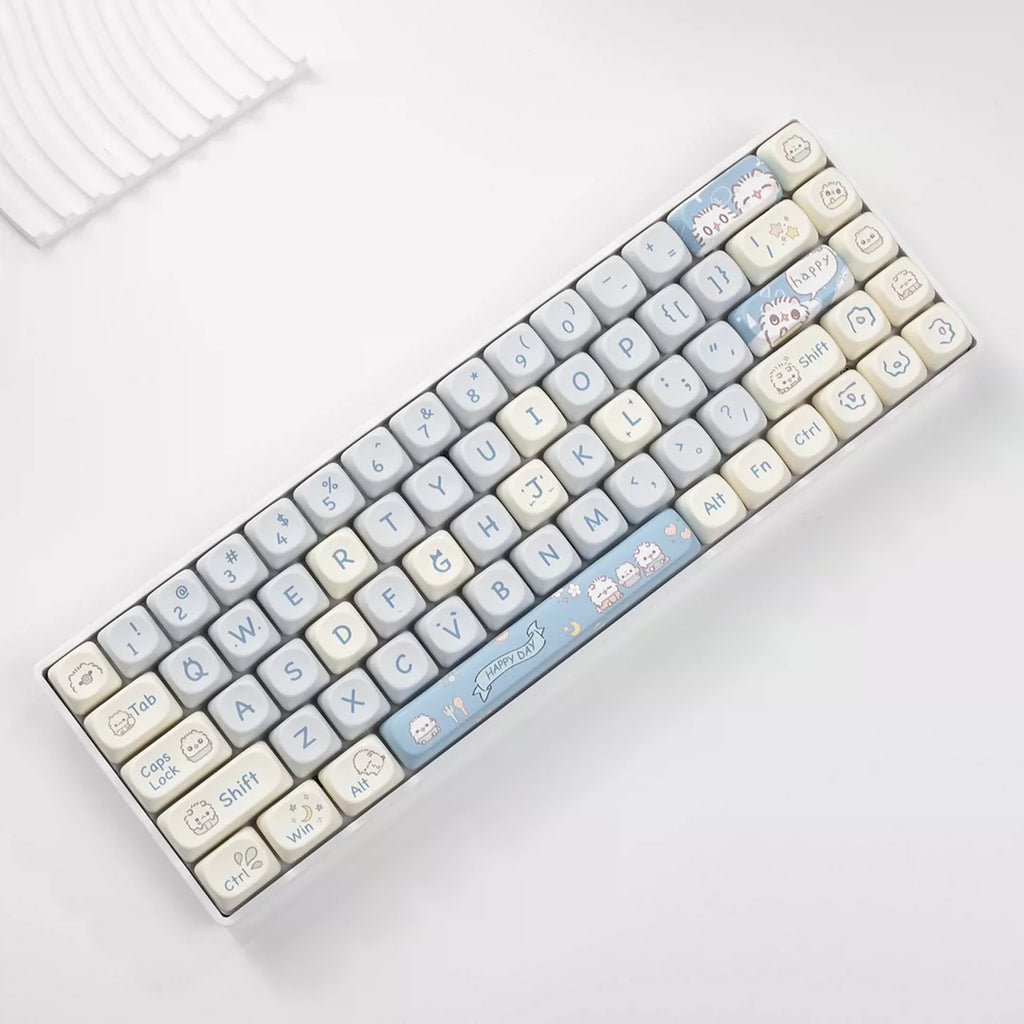 Kitty Cat 144-Key MOA Profile PBT Keycap Set