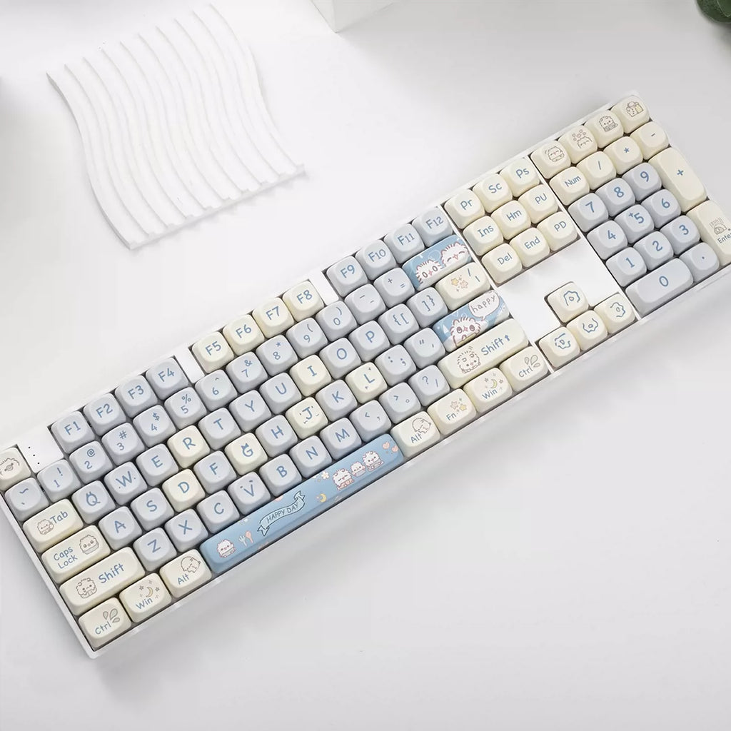 Kitty Cat 144-Key MOA Profile PBT Keycap Set