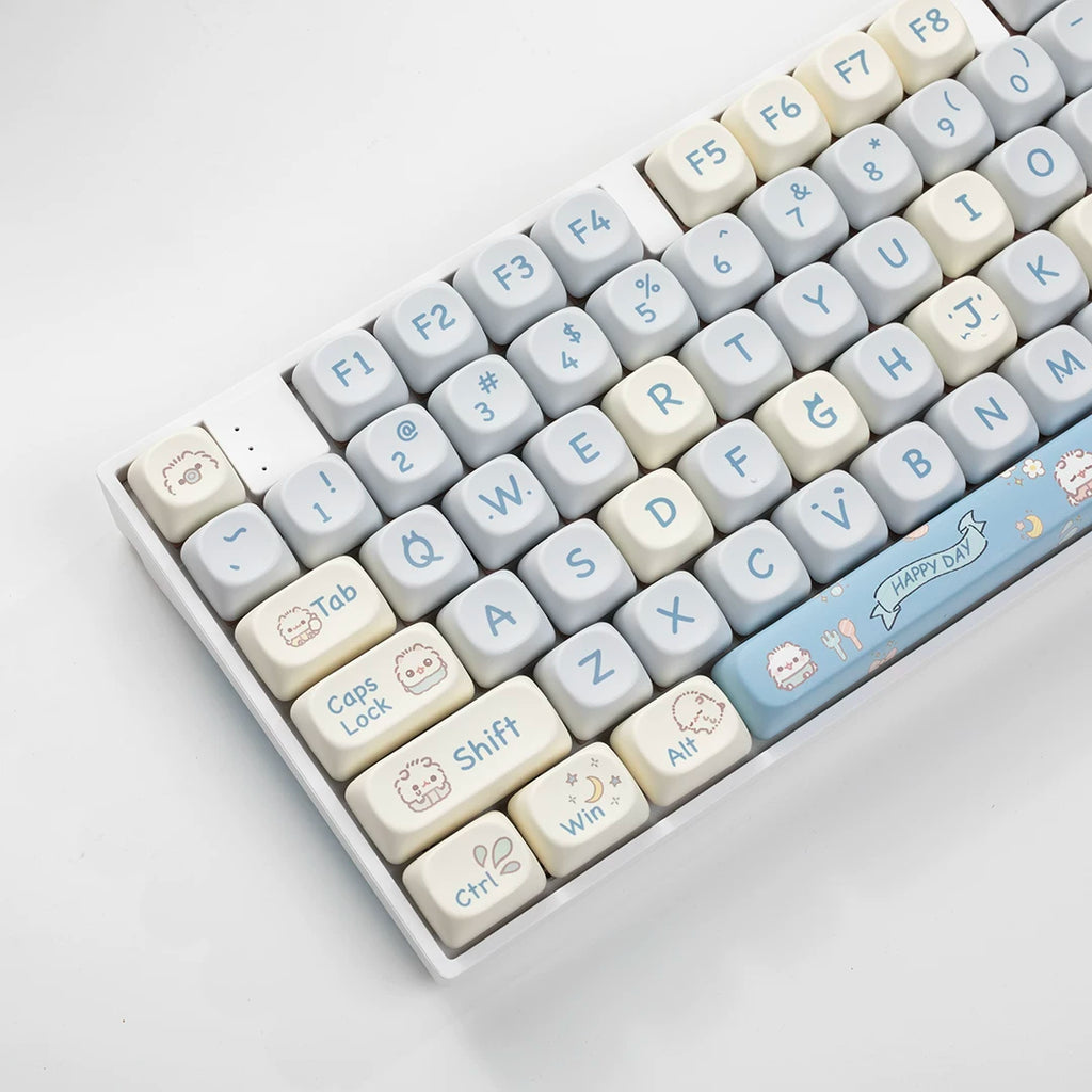 Kitty Cat 144-Key MOA Profile PBT Keycap Set