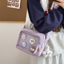 Lavender Mesh Window Mini Ita Bag – Kawaii Clear Phone Crossbody