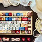 Little Bear Diary PBT Keycap Set – 118 Keys