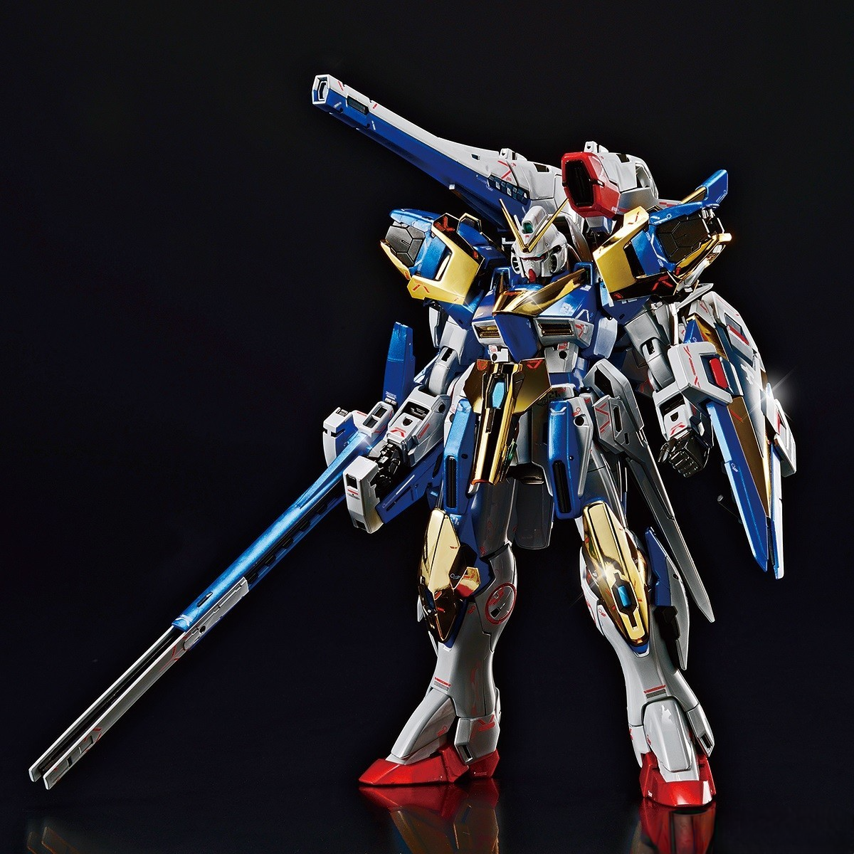 MG 1/100 – THE GUNDAM BASE LIMITED – Victory Two Assault-Buster Gundam Ver.Ka (Titanium Finish)
