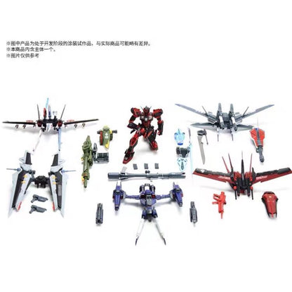 MG 1/100 – Premium Bandai Exclusive – Aile Strike Gundam Ver.RM + Full Pack Set (China Red Special Color)
