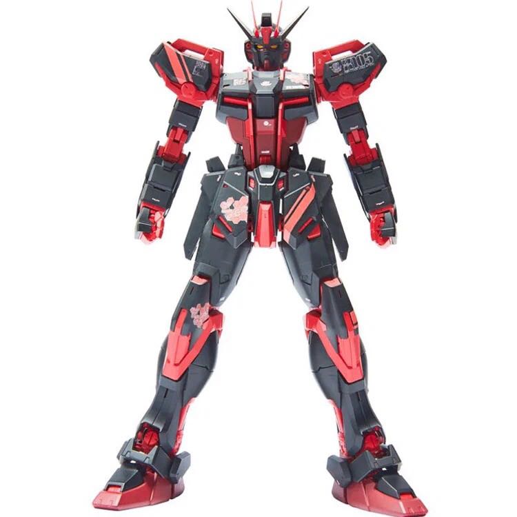 MG 1/100 – Premium Bandai Exclusive – Aile Strike Gundam Ver.RM + Full Pack Set (China Red Special Color)