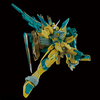 MG 1/100 – Gundam Base Limited – Justice Gundam (cross contrast clear green)