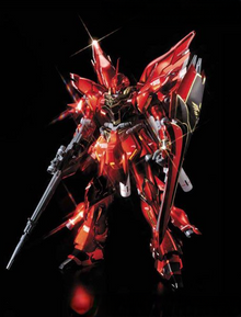 MG 1/100 – MSN-06S Sinanju Ver.Ka (Titanium Finish)