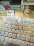 Miffy Rabbit White Crystal Jelly MOA Profile Keycap Set