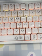 Miffy Rabbit White Crystal Jelly MOA Profile Keycap Set