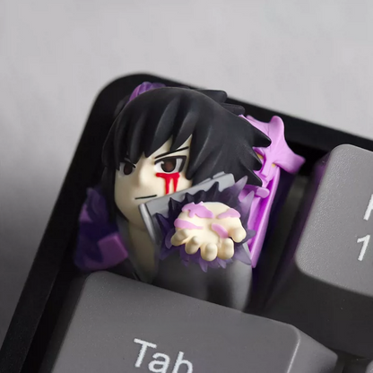 Sakura / Sasuke 3D Resin Anime Keycap (Naruto)