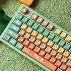 Orange Bear Ears PBT Keycap Set