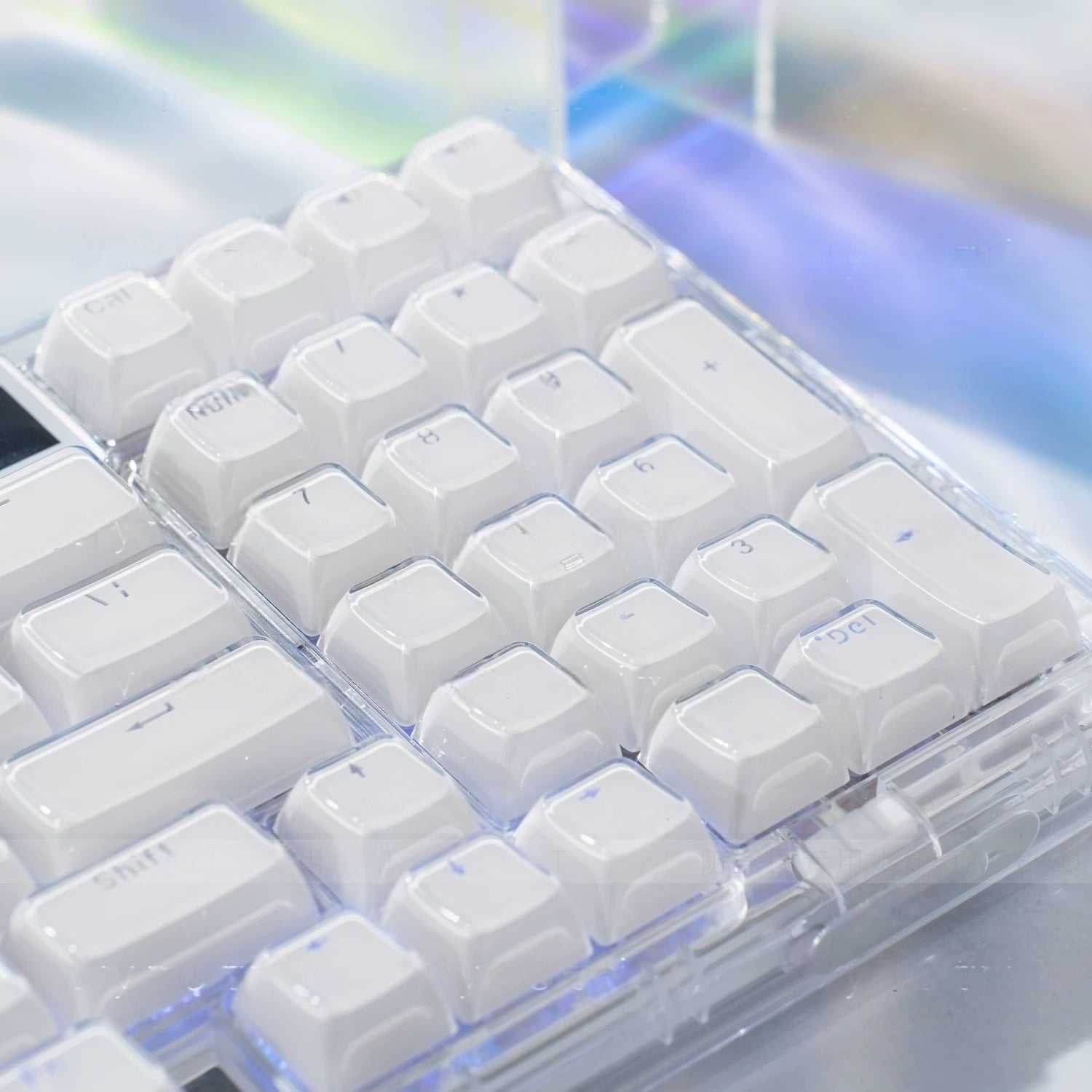 Vermilion Seal Transparent PC Keycap Set – 132 Keys
