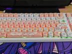 Pink Meow 132-Key Rounded Profile PBT Keycap Set