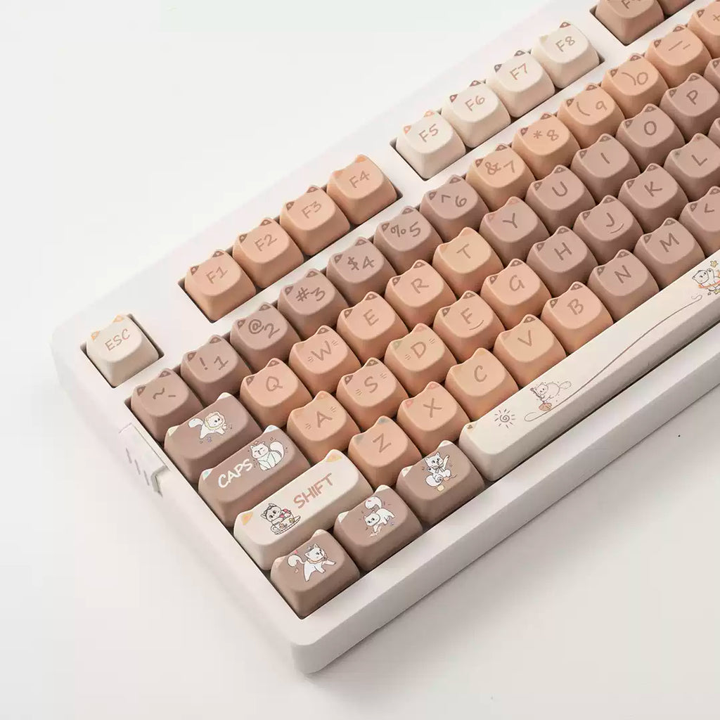 Playful Cat MOA PBT Keycap Set