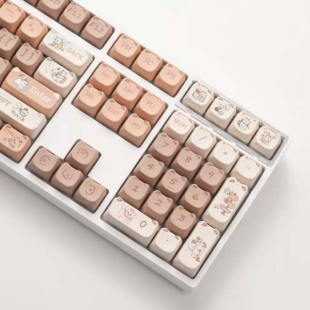 Playful Cat MOA PBT Keycap Set