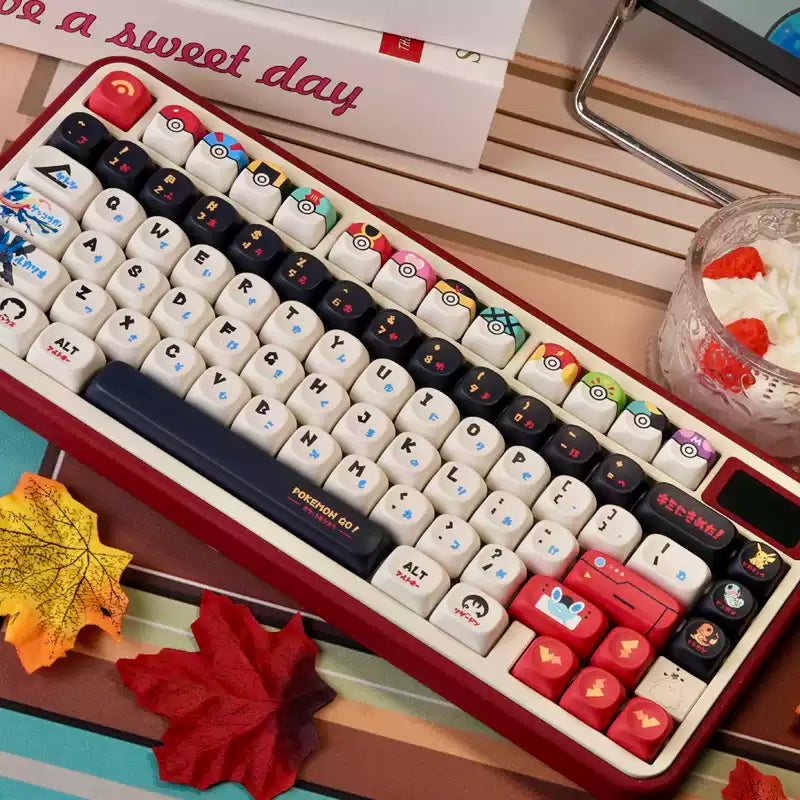 Pokémon 130-Key Original Profile PBT Keycap Set