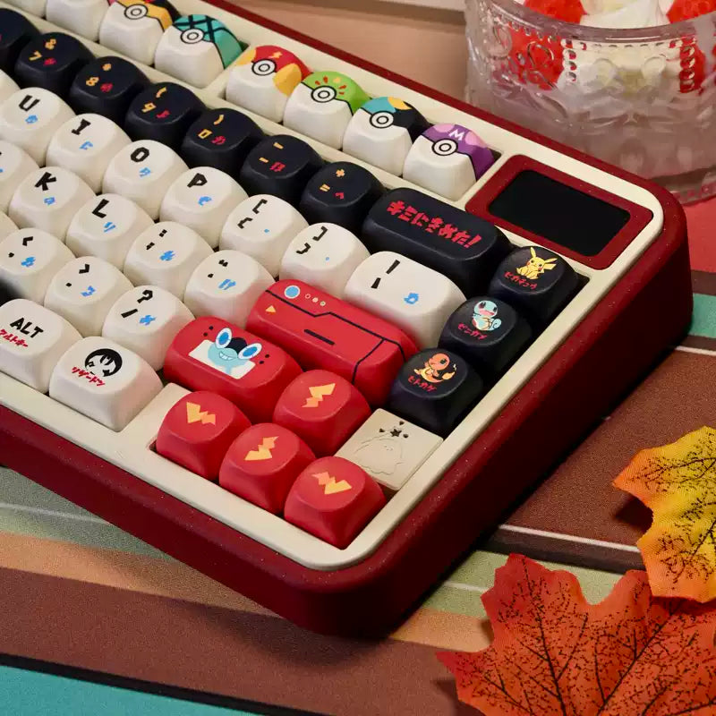 Pokémon 130-Key Original Profile PBT Keycap Set