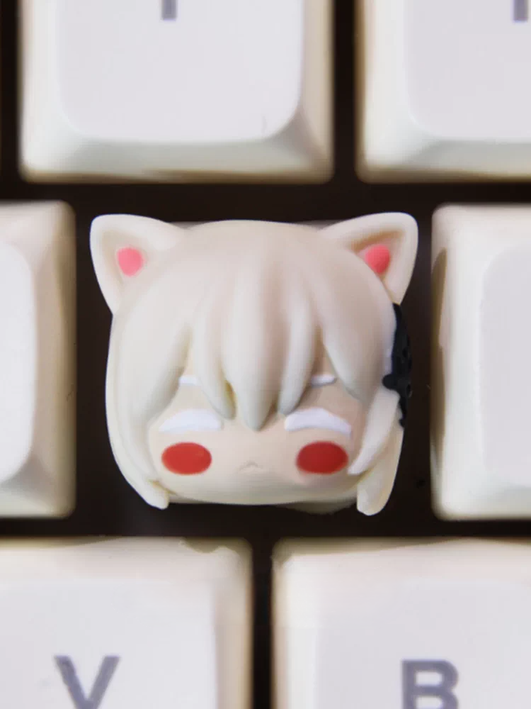 Re:ZERO 3D Resin Artisan Keycap (Rem/Ram/Emilia) – Custom Anime Keycap