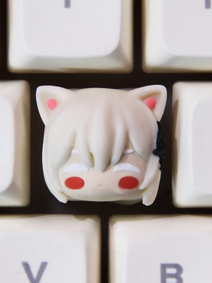 Re:ZERO 3D Resin Artisan Keycap (Rem/Ram/Emilia) – Custom Anime Keycap