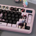 Reze Side-Printed Shine-Through Original Profile Anime Keycap Set