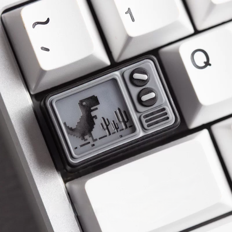 Retro TV Shadow Resin Artisan Keycap – 1.5U