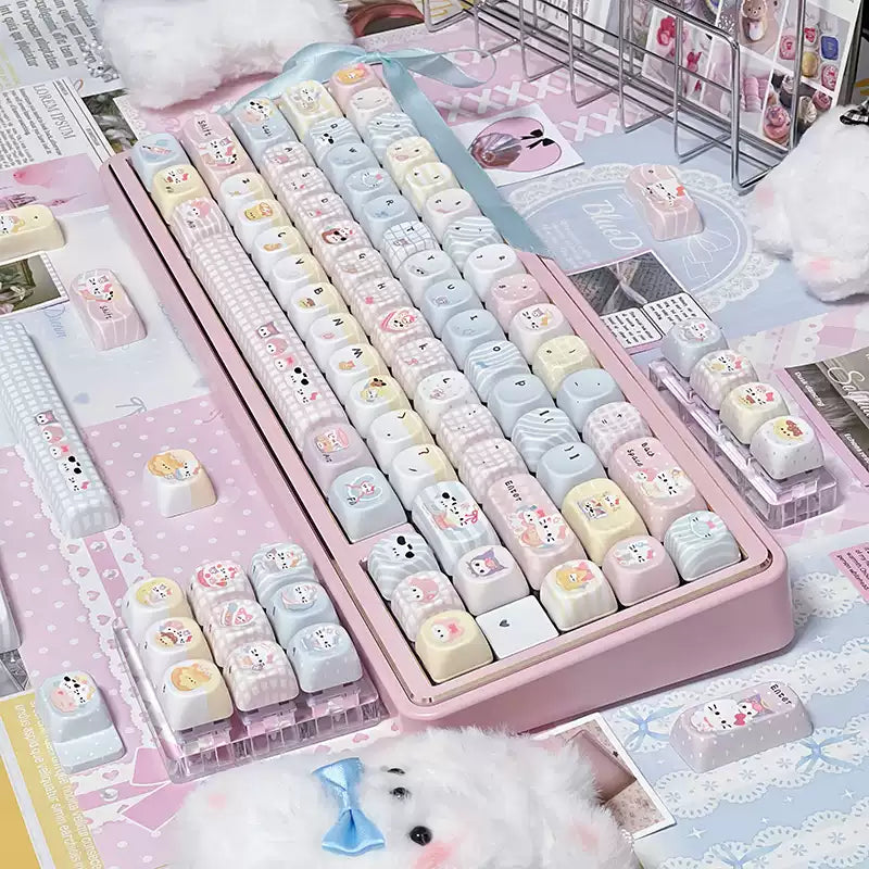 Sanrio 128-Key MOA Profile PBT Keycap Set