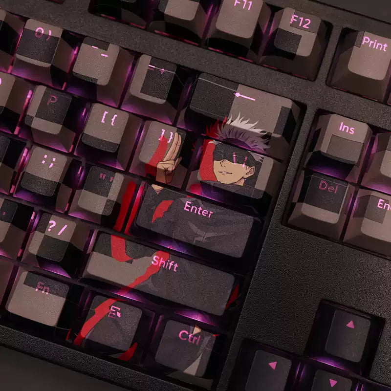 Satoru Gojo PBT Keycap Set