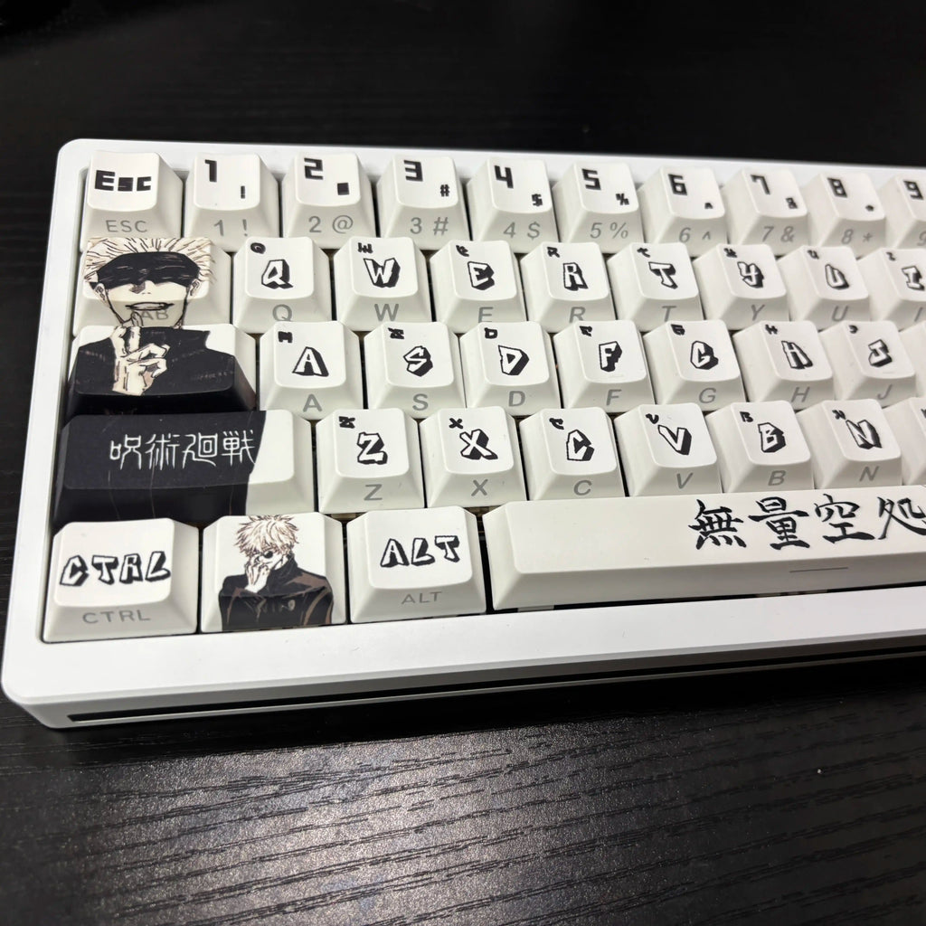 Satoru Gojo Side-Printed Translucent PBT Keycap Set