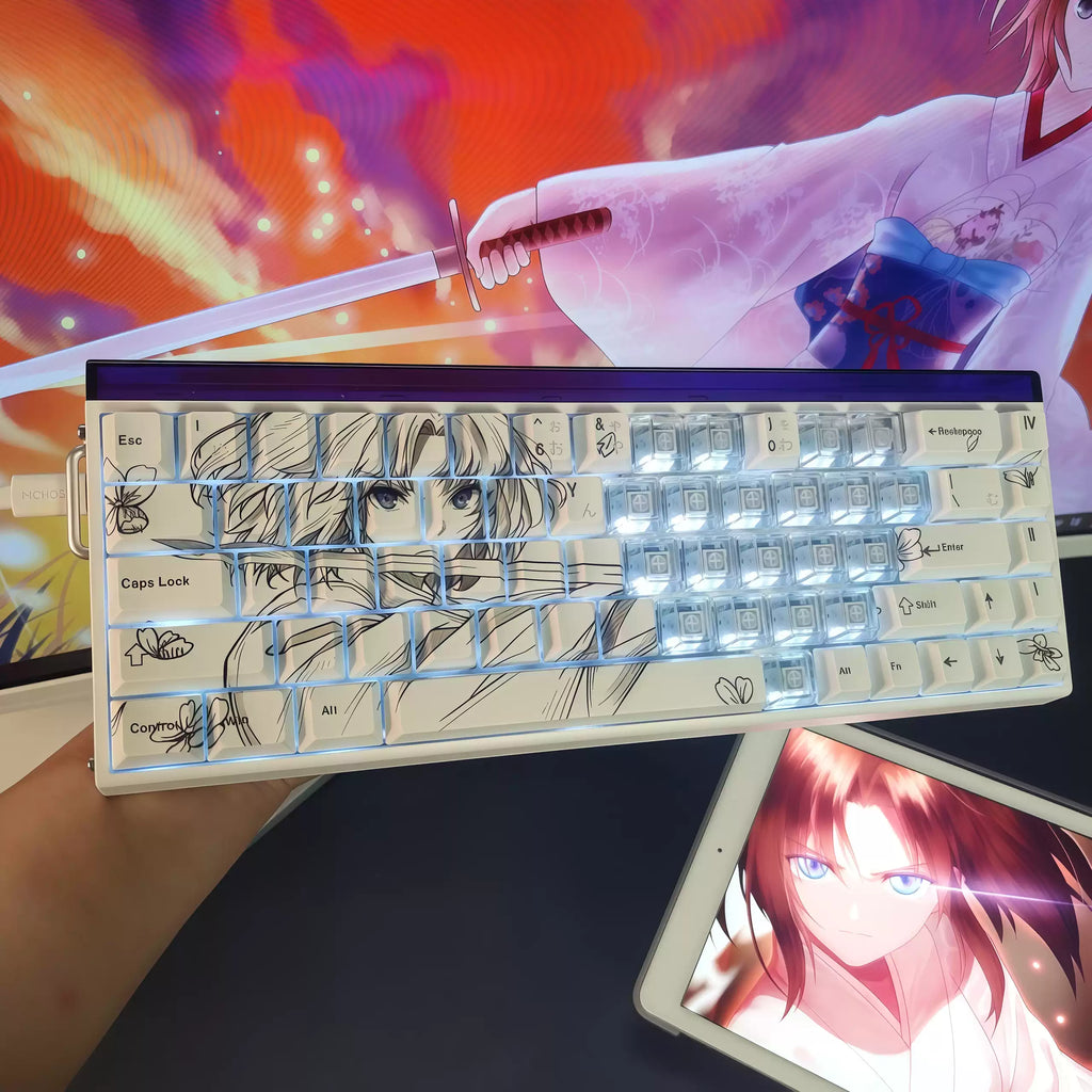 Shiki 2.0 OEM Profile PBT + PC Keycap Set
