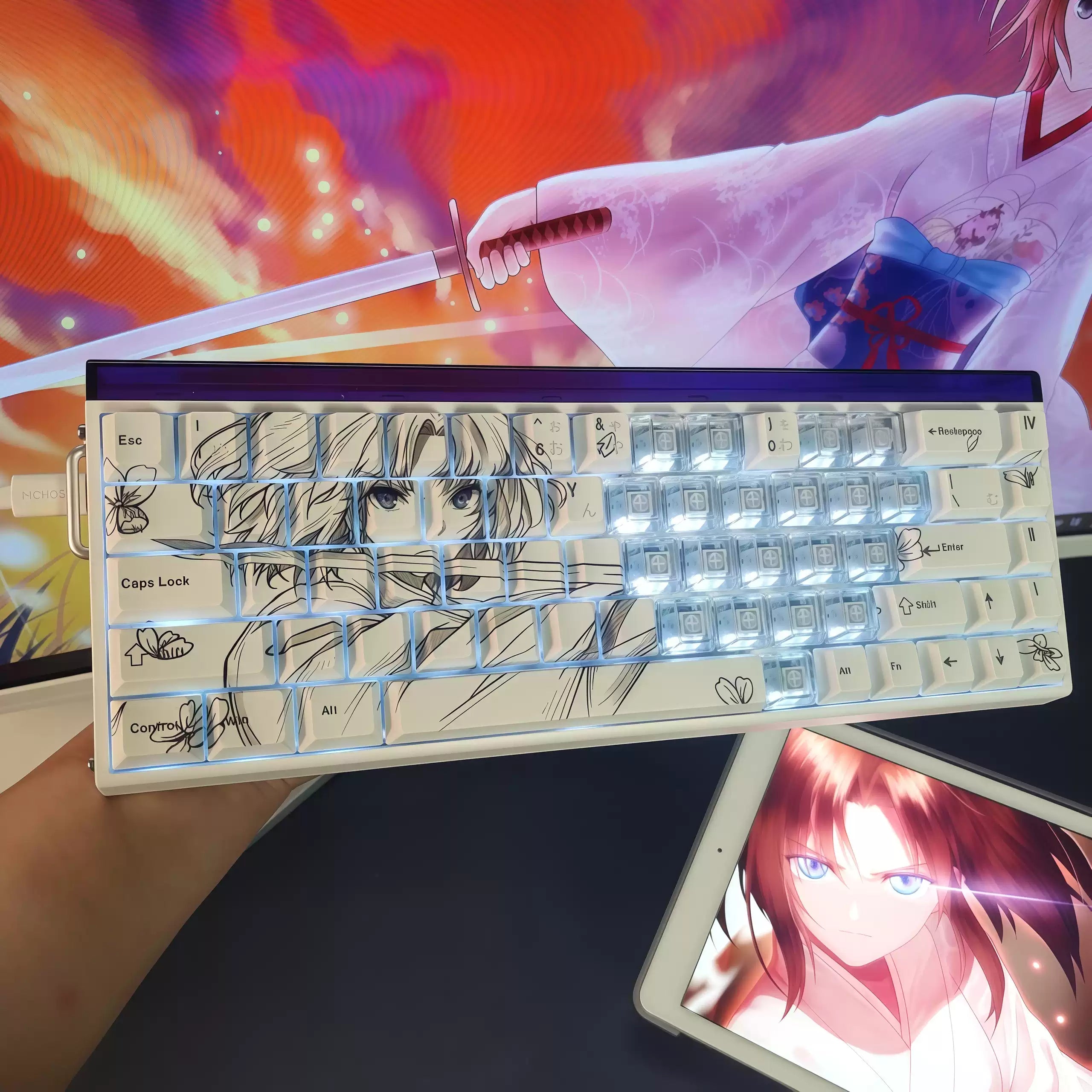 Shiki 2.0 OEM Profile PBT + PC Keycap Set