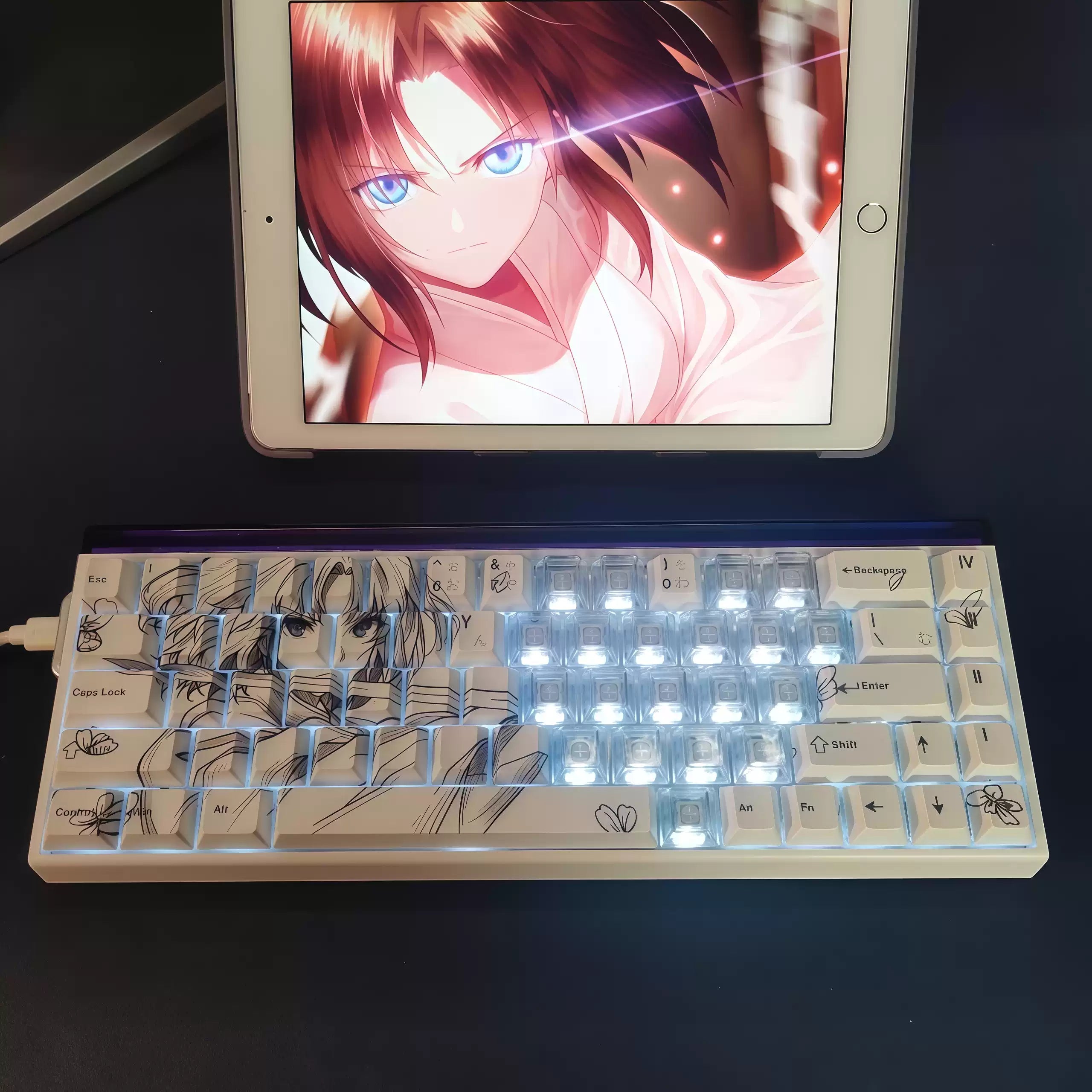 Shiki 2.0 OEM Profile PBT + PC Keycap Set