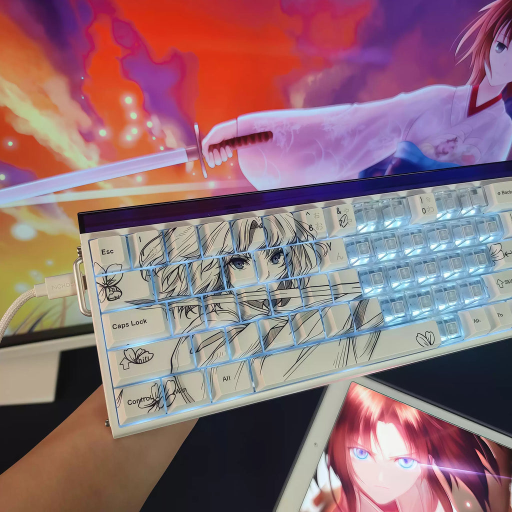 Shiki 2.0 OEM Profile PBT + PC Keycap Set