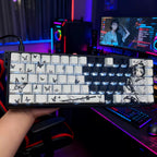 Shinobu Kocho Side-Printed Translucent Black Keycap Set