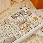 Siamese Cat MOA Profile PBT Keycap Set