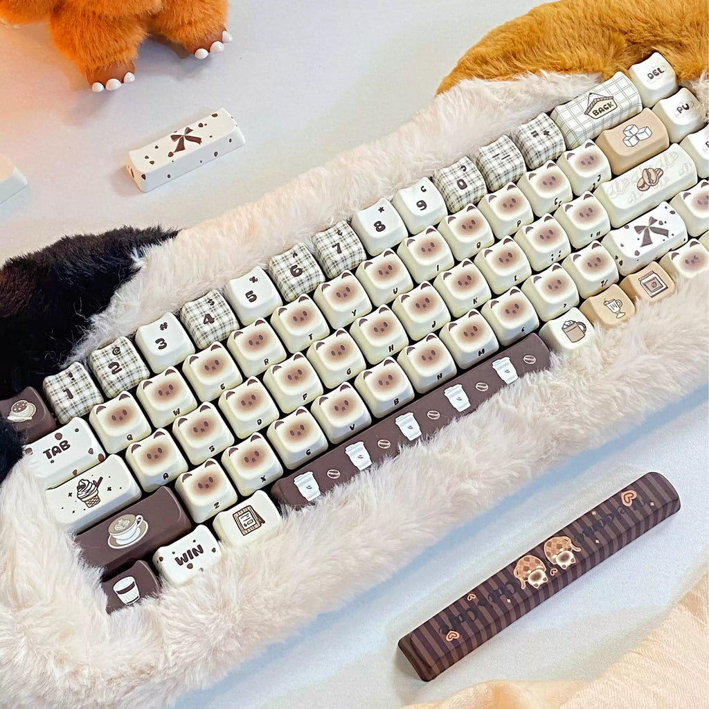 Siamese Cat PBT Keycap Set – 145 Keys