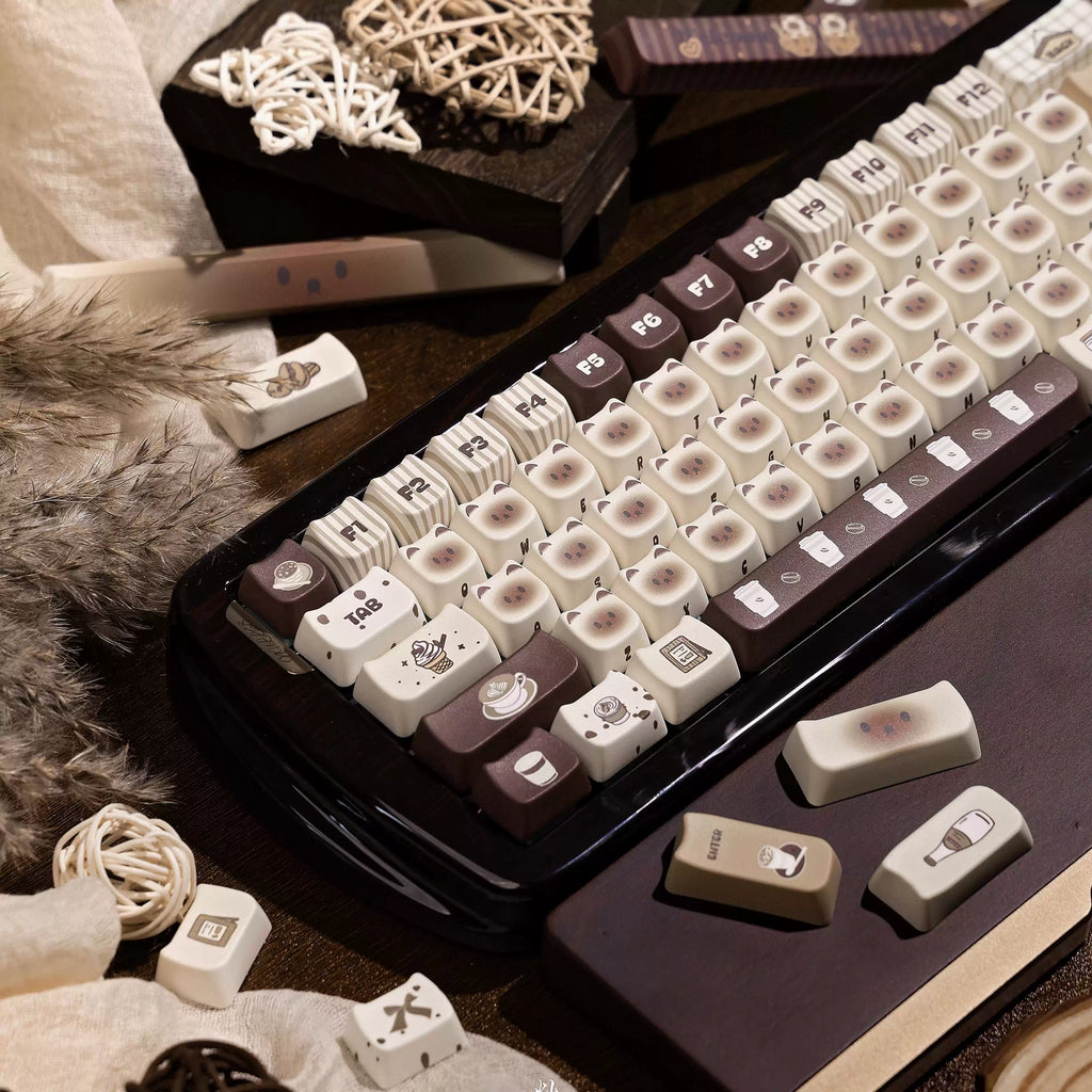 Siamese Cat PBT Keycap Set – 145 Keys