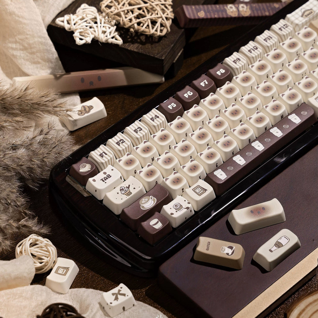 Siamese Cat PBT Keycap Set – 145 Keys