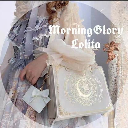 Star & Moon Magic Book Lolita Bag – Sweet 2-Way Crossbody Backpack