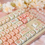Strawberry Cat 132-Key MOA Profile PBT Keycap Set