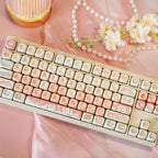 Strawberry Cat 132-Key MOA Profile PBT Keycap Set