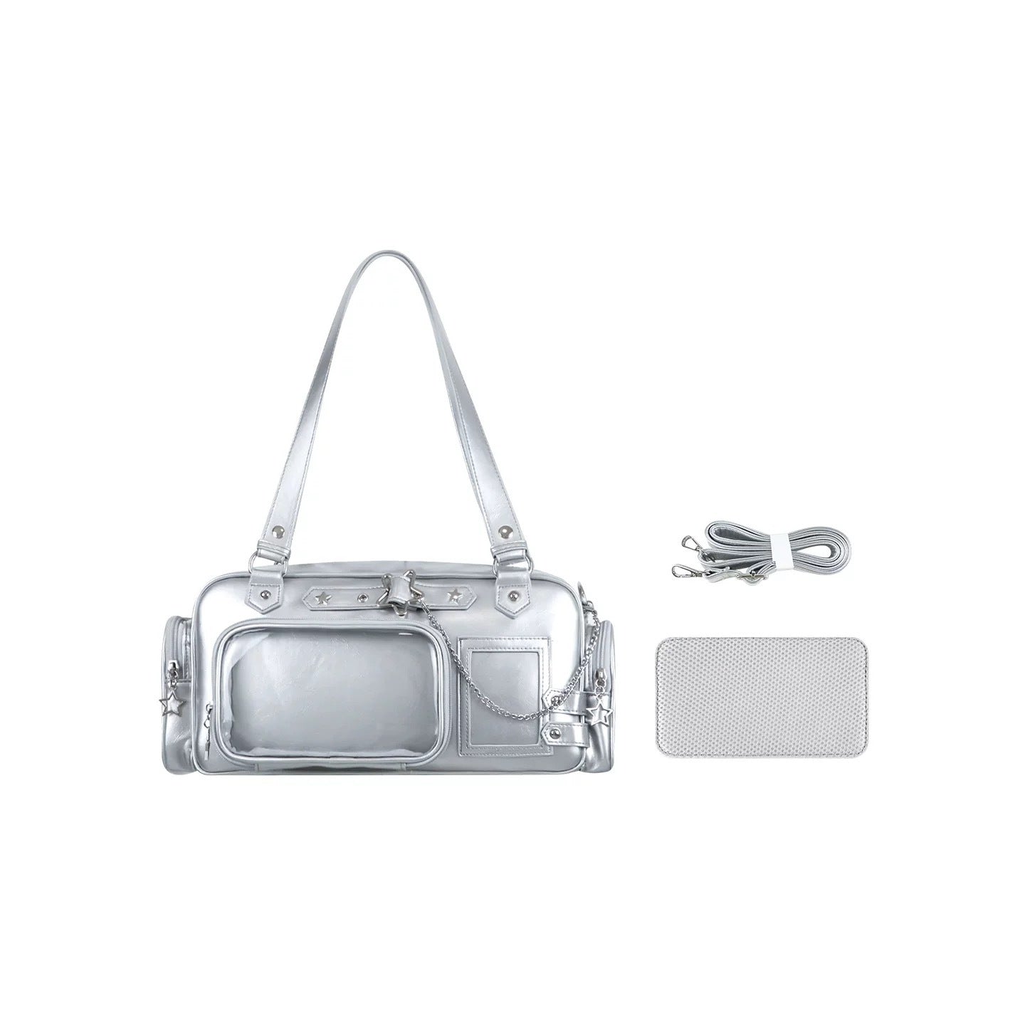 Sugar Cube Star Box Mini Ita Bag – Clear Crossbody Card Purse