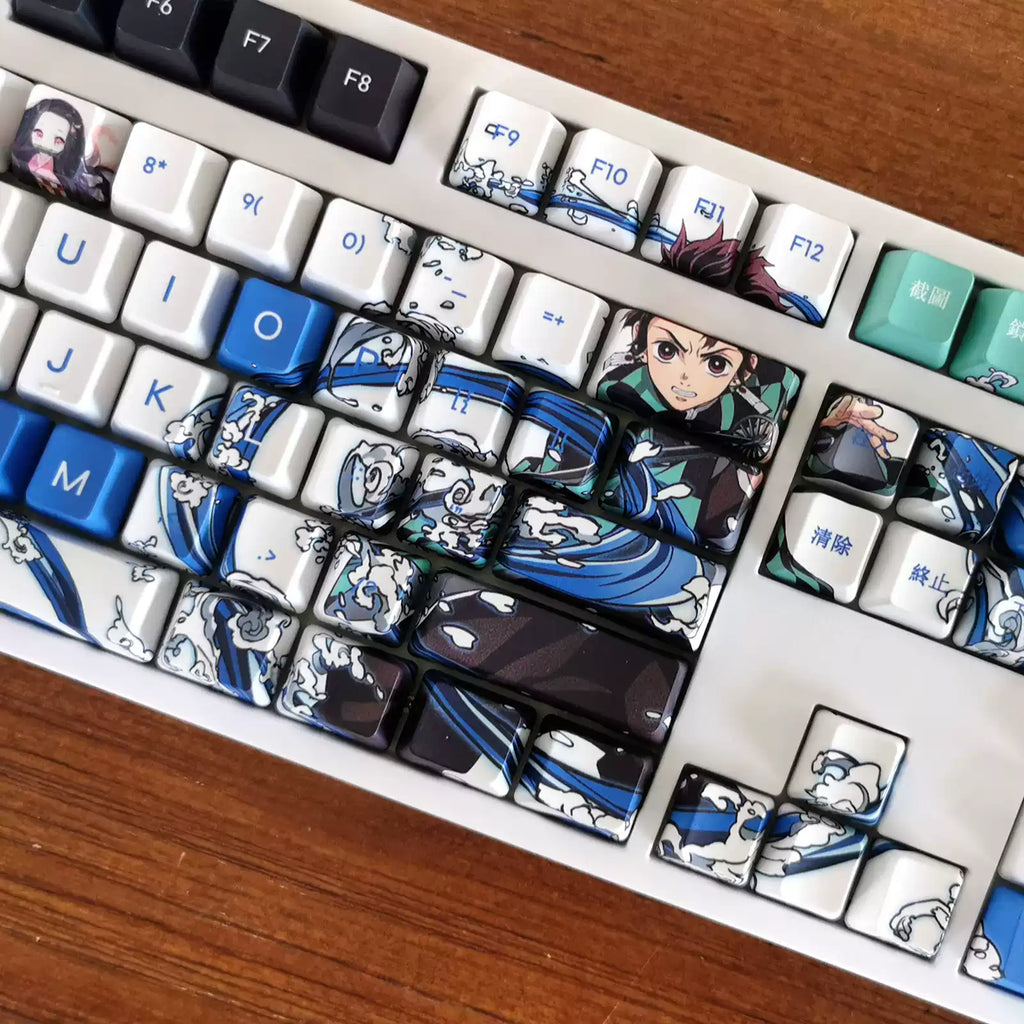 Tanjiro Kamado OEM Profile PBT Keycap Set