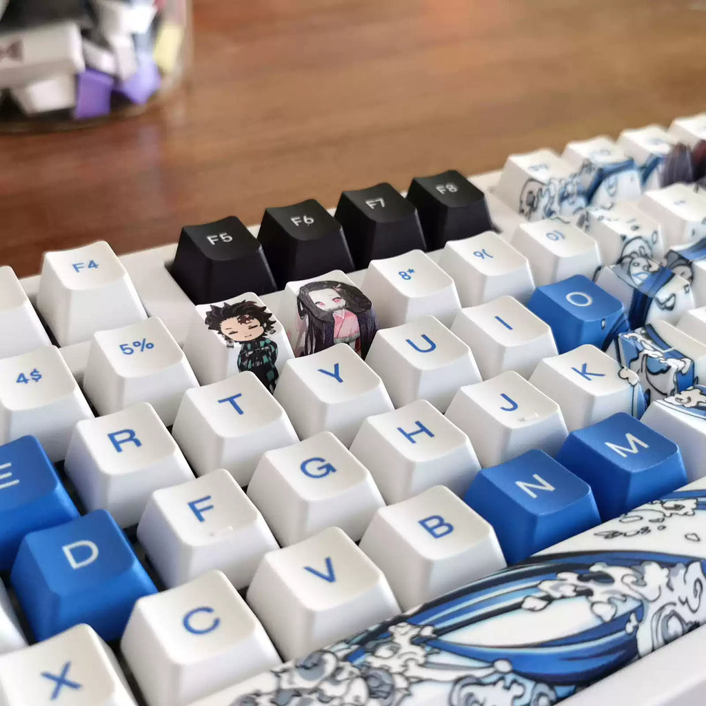 Tanjiro Kamado OEM Profile PBT Keycap Set
