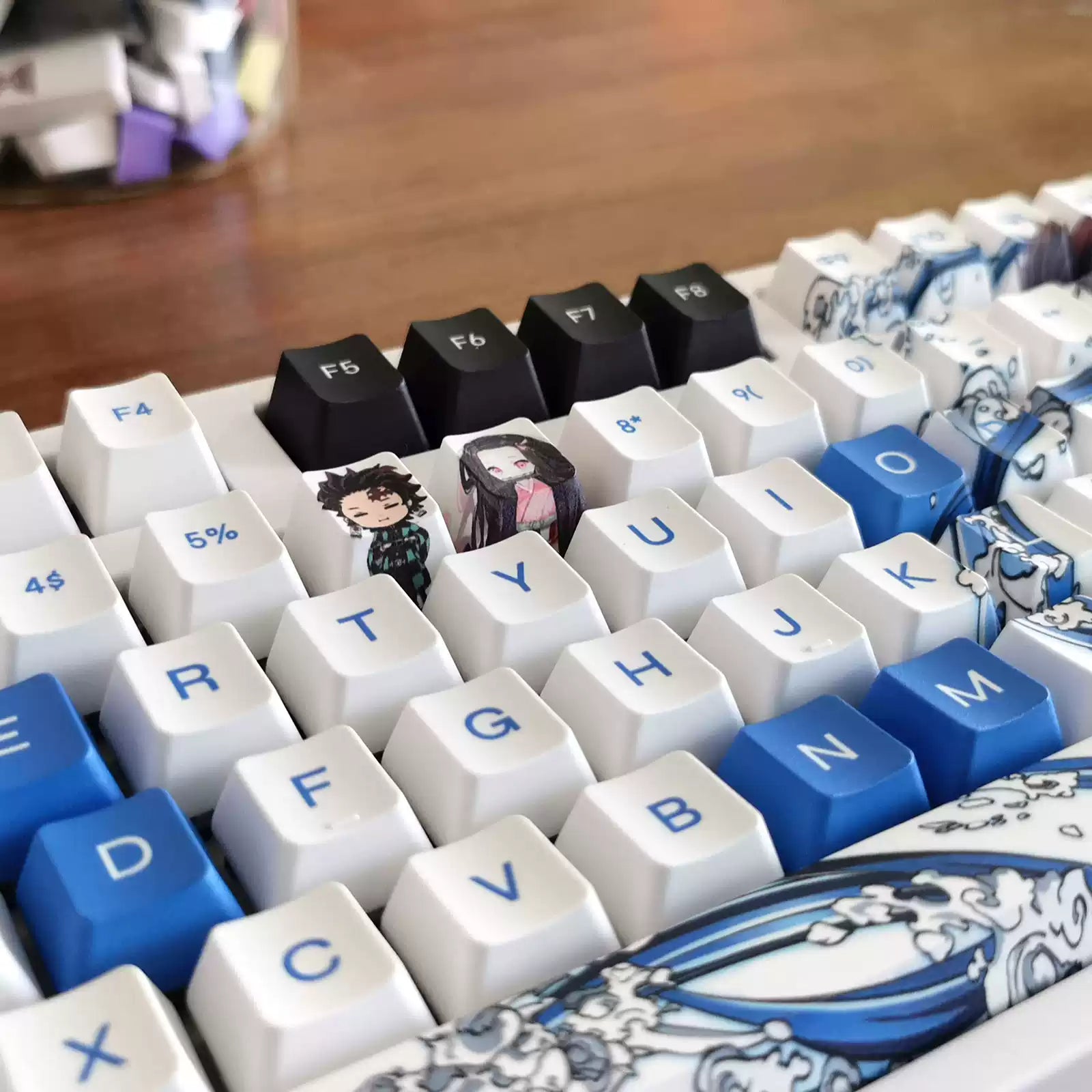 Tanjiro Kamado OEM Profile PBT Keycap Set
