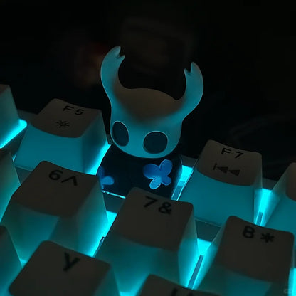 Hollow Knight "The Knight" Artisan Keycap (Glowing Eyes Ver.)